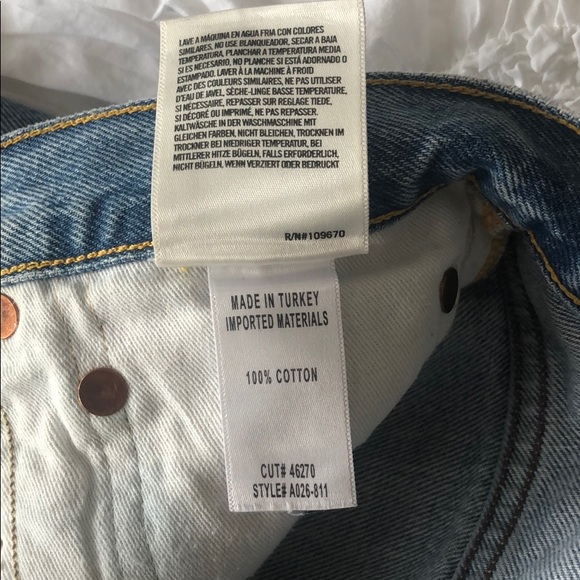 Agolde Parker shorts Swapmeet - Picture 3 of 4